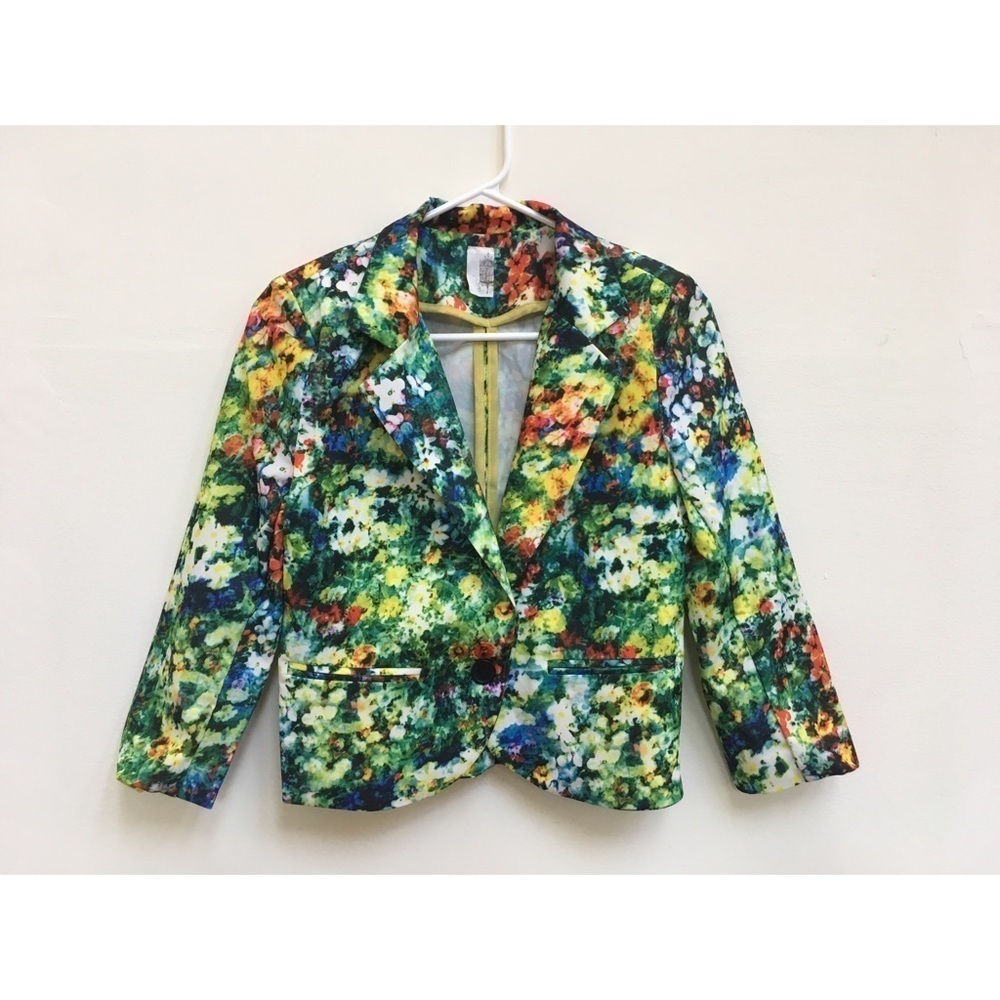 Francesca’s Collections Floral Blazer